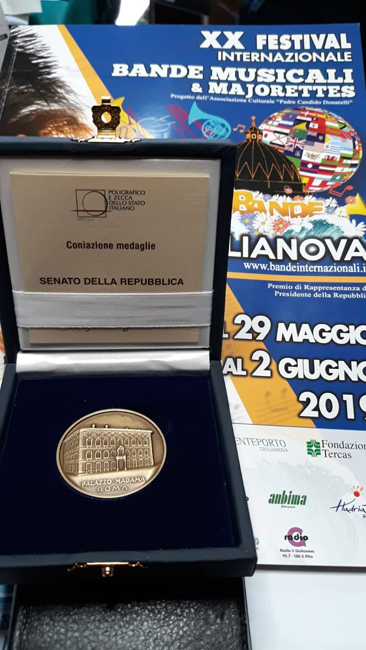 medaglia presidente senato