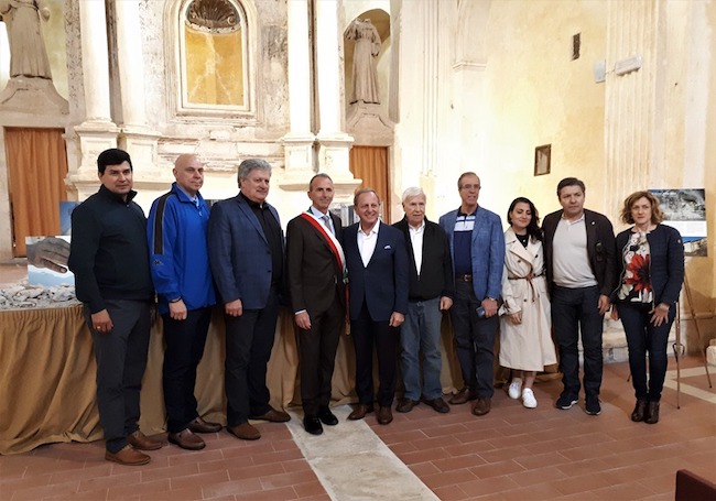 visita delegazione Hamilton L'Aquila