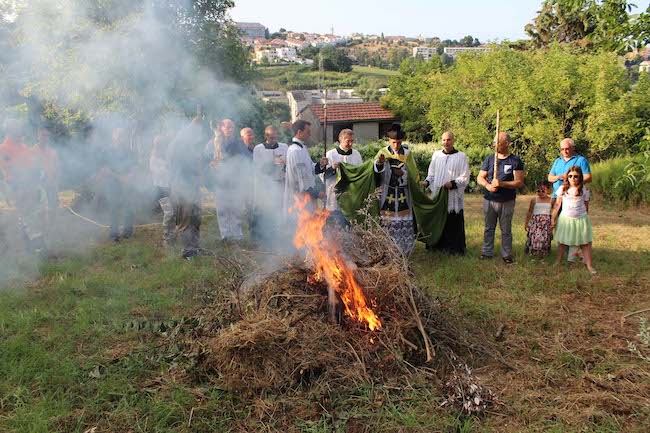 benedizione fuoco Spoltore