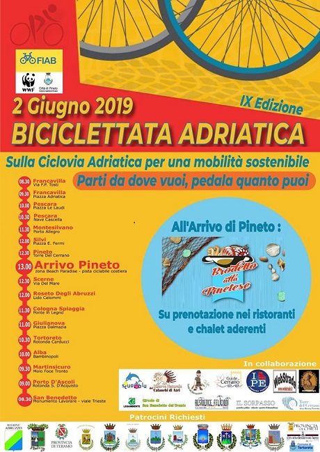 biciclettata adriatica 2019