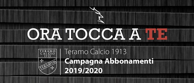 campagna abbonamenti Teramo 2019-2020