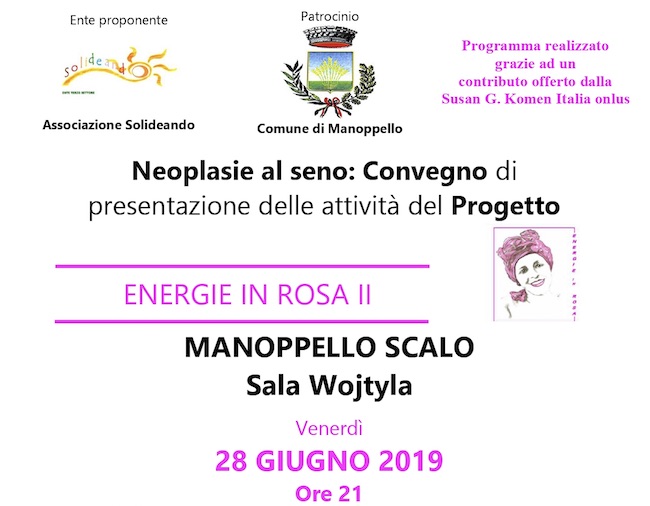 convegno neoplasie al seno 28 giugno 2019