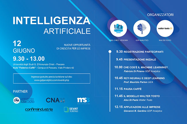 seminario intelligenza artificiale 12 giugno 2019