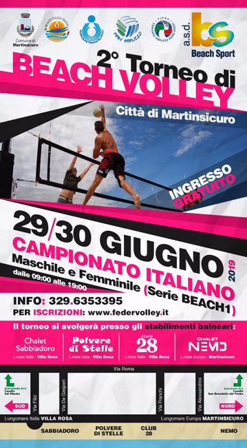 2° Torneo di Beach Volley “Città di Martinsicuro”