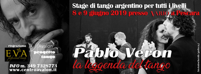 stage tango argentino Pablo Veron 8 9 giugno 2019
