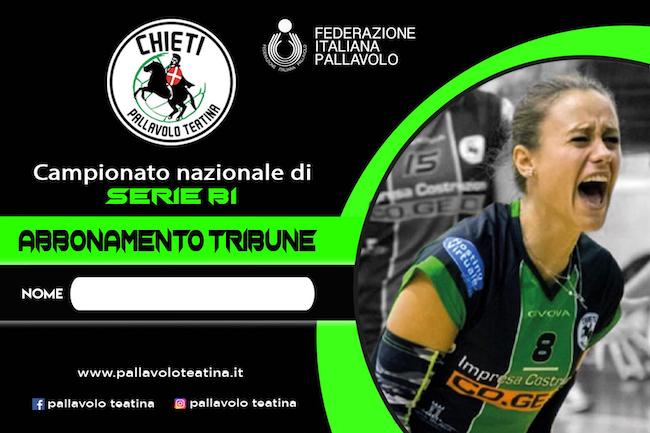 Pallavolo Teatina, abbonamenti 2019 - 2020