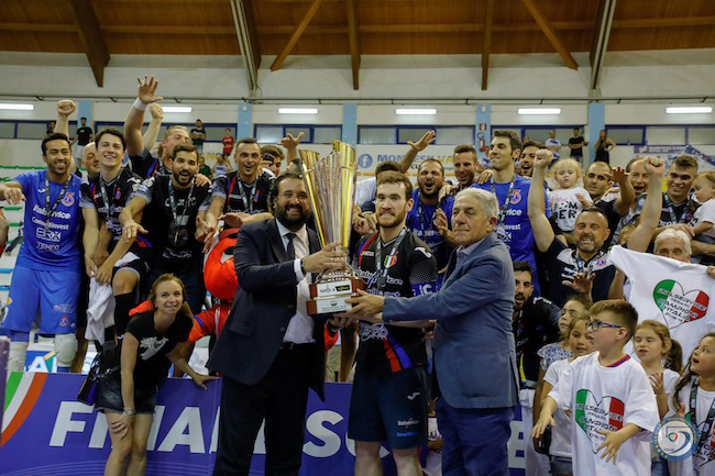 Pesaro c5 campione d'Italia 2018-2019