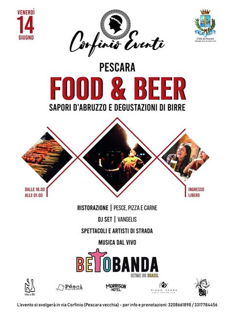 Pescara food & beer 14 giugno 2019