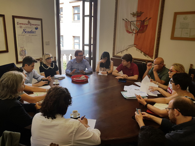 riunione ricostruzione scuole Teramo