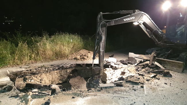 voragine la spercola teramo