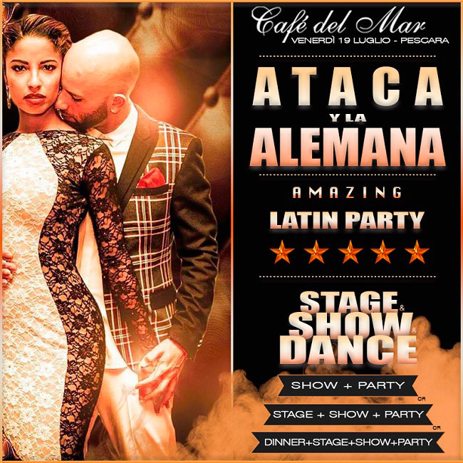 Ataca y La Alamana al Cafe del Mar 19 luglio