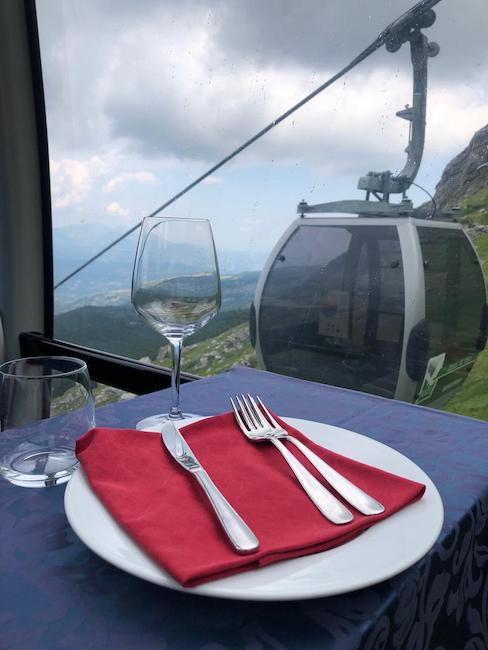 cena cabinovia gran sasso