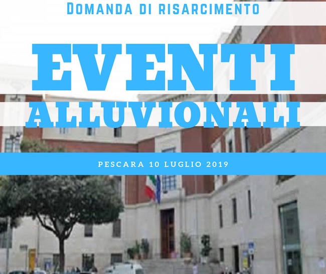 domanda risarcimento eventi alluvionali