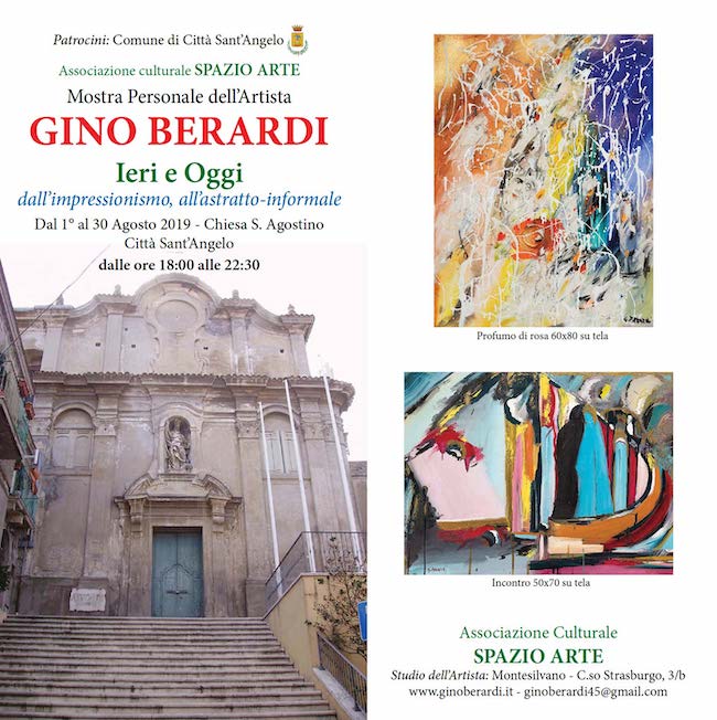 Mostra di Gino Berardi alla Chiesa S. Agostino Città Sant’Angelo
