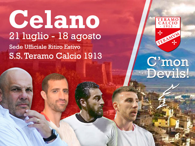 ritiro precampionato Teramo a Celano 2019