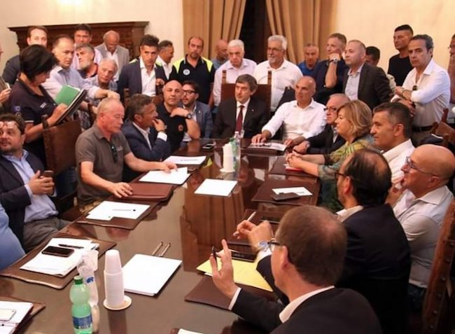 riunione regione allerta meteo