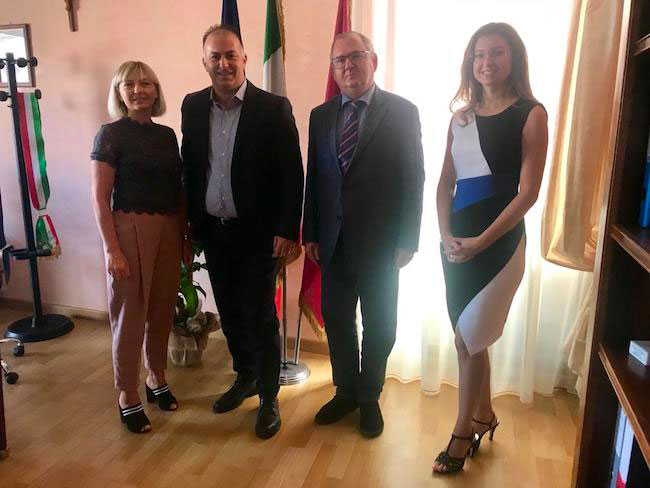 Montesilvano, il sindaco riceve il primo consigliere d’Ambasciata Russa