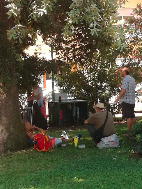 accampamento piazza primo maggio