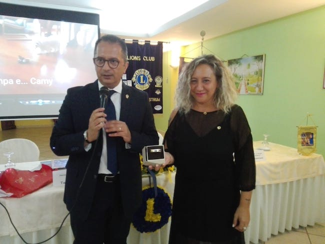 Il governatore Dragani e la presidente Settepanelli