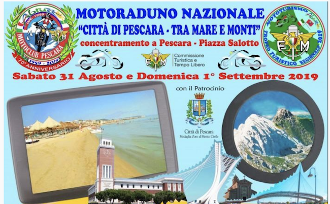 motoraduno città di Pescara 2019