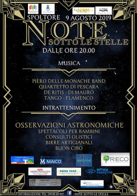 note sotto le stelle 2019