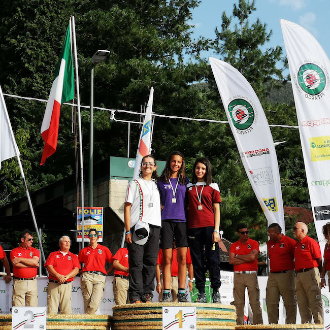 podio tiro con l'arco