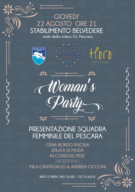 presentazione pescara calcio femminile 2019-2020