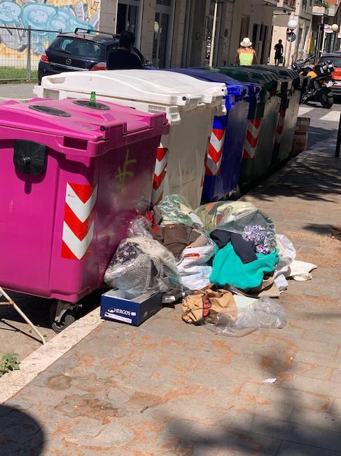 rifiuti via firenze pre bonifica