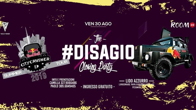 the disagio party 30 agosto 2019