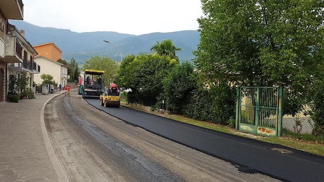 lavori strade Caramanico