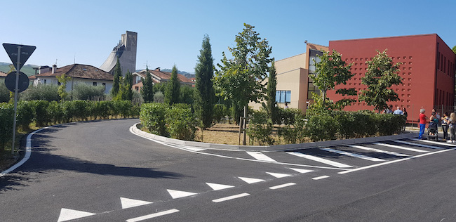 parcheggio scuola Serroni Teramo