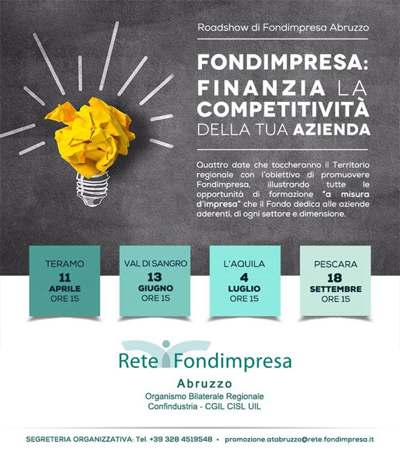 roadshow fondimpresa abruzzo