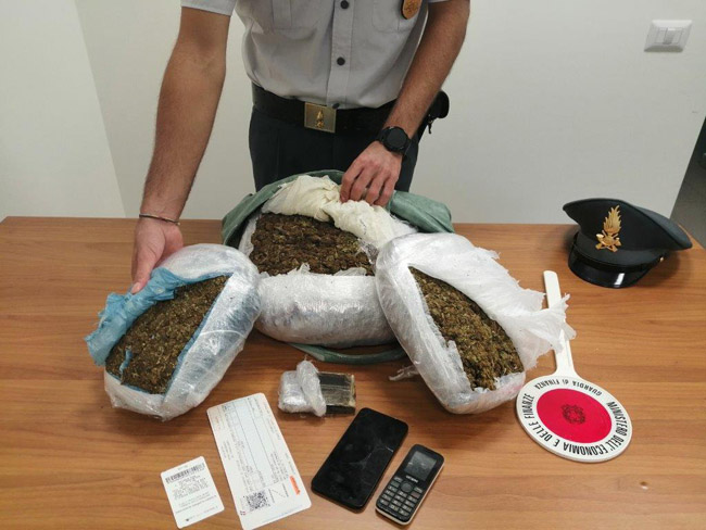 sequestro droga pescara