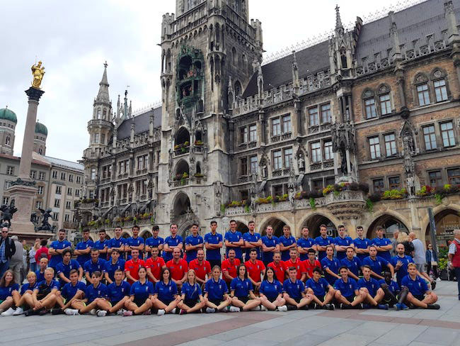 LA sezione Aia di Pescara a Monaco