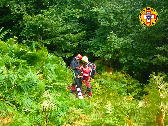 soccorso cercatore funghi