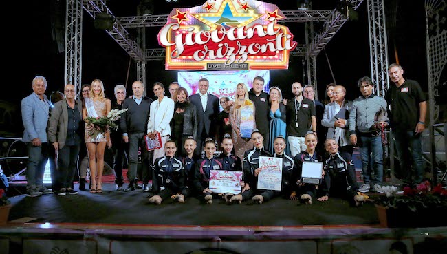 Tutti Staff Coach e vincitori di Giovani Orizzonti Live Talent 2019