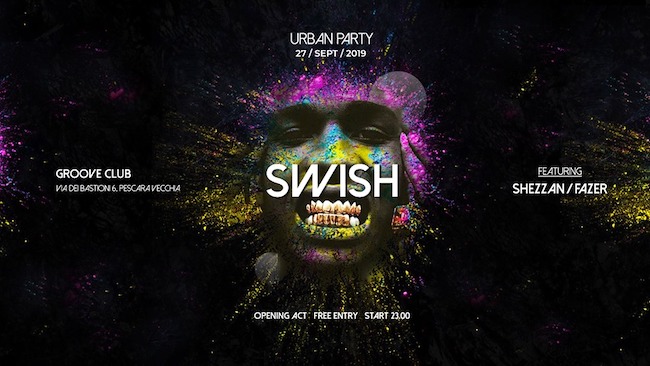 swish urban party 27 settembre 2019