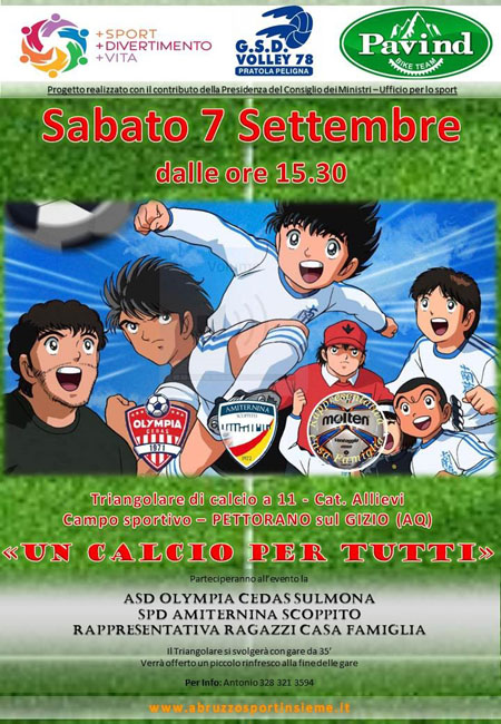 un calcio per tutti locandina