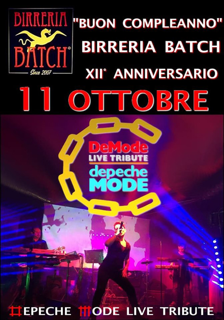 12 anni batch demode 11 ottobre 2019