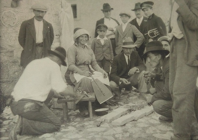 arrosticiere in piazza Civitaquana