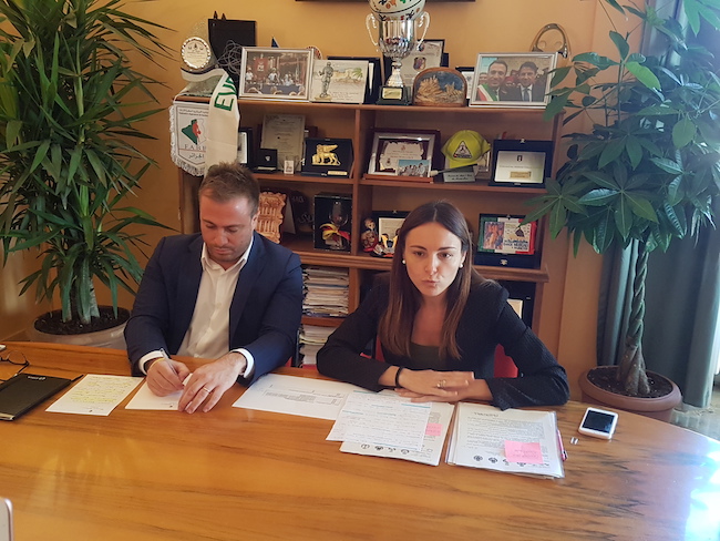 conferenza stampa condominio solidale Giulianova