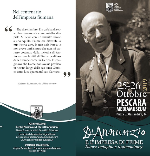 convegno d'annunzio impresa di fiume