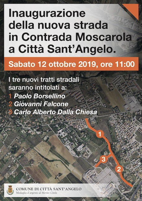 inaugurazione nuova strada contrada moscarola csa