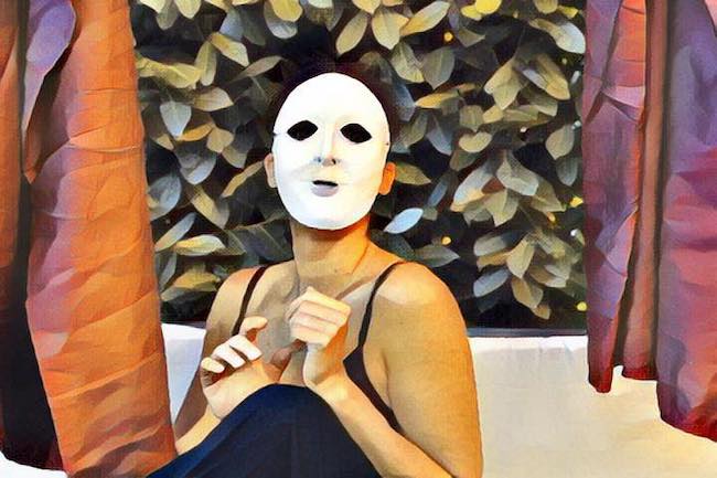 la maschera neutra locandina