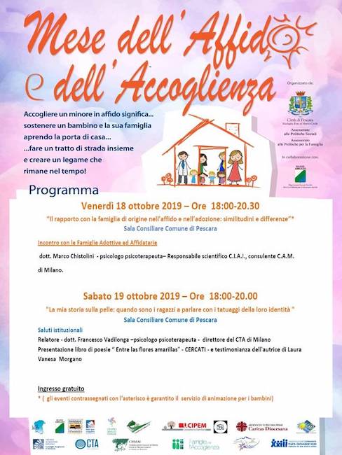 mese accoglienza pescara ottobre 2019
