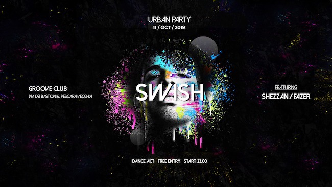swish urban party 11 ottobre 2019