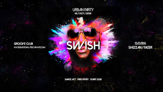 swish urban party 18 ottobre 2019