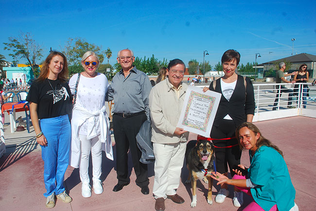 Serena Tulini, Cristina Piccioni, Giulio Amici di Tortoreto, Francesco Cianciarelli, la vincitrice Matilde, Carla D'Ottavio, Giusy Branella
