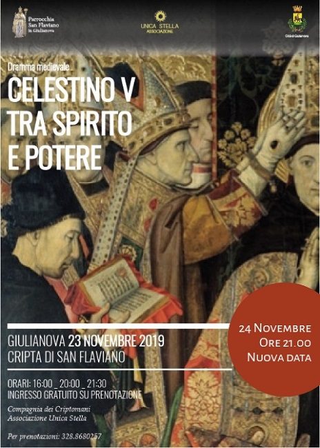 Giulianova, nella cripta del Duomo in scena Celestino V tra Spirito e Potere - Abruzzonews