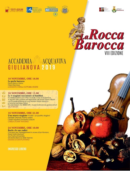 Giulianova, al via l'ottava edizione de La Rocca Barocca